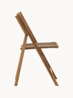 Sedia da giardino pieghevole in legno di acacia Dandara
