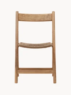 Sedia da giardino pieghevole in legno di acacia Dandara