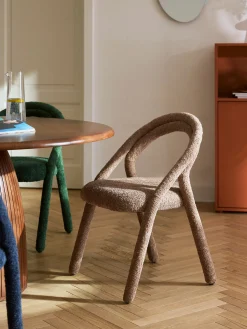 Sedia da pranzo imbottita Ada