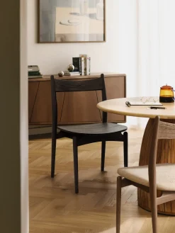 Sedia da pranzo in legno di frassino Koa