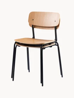 Sedia da pranzo in legno fatta a mano Holmen