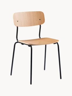 Sedia da pranzo in legno fatta a mano Holmen