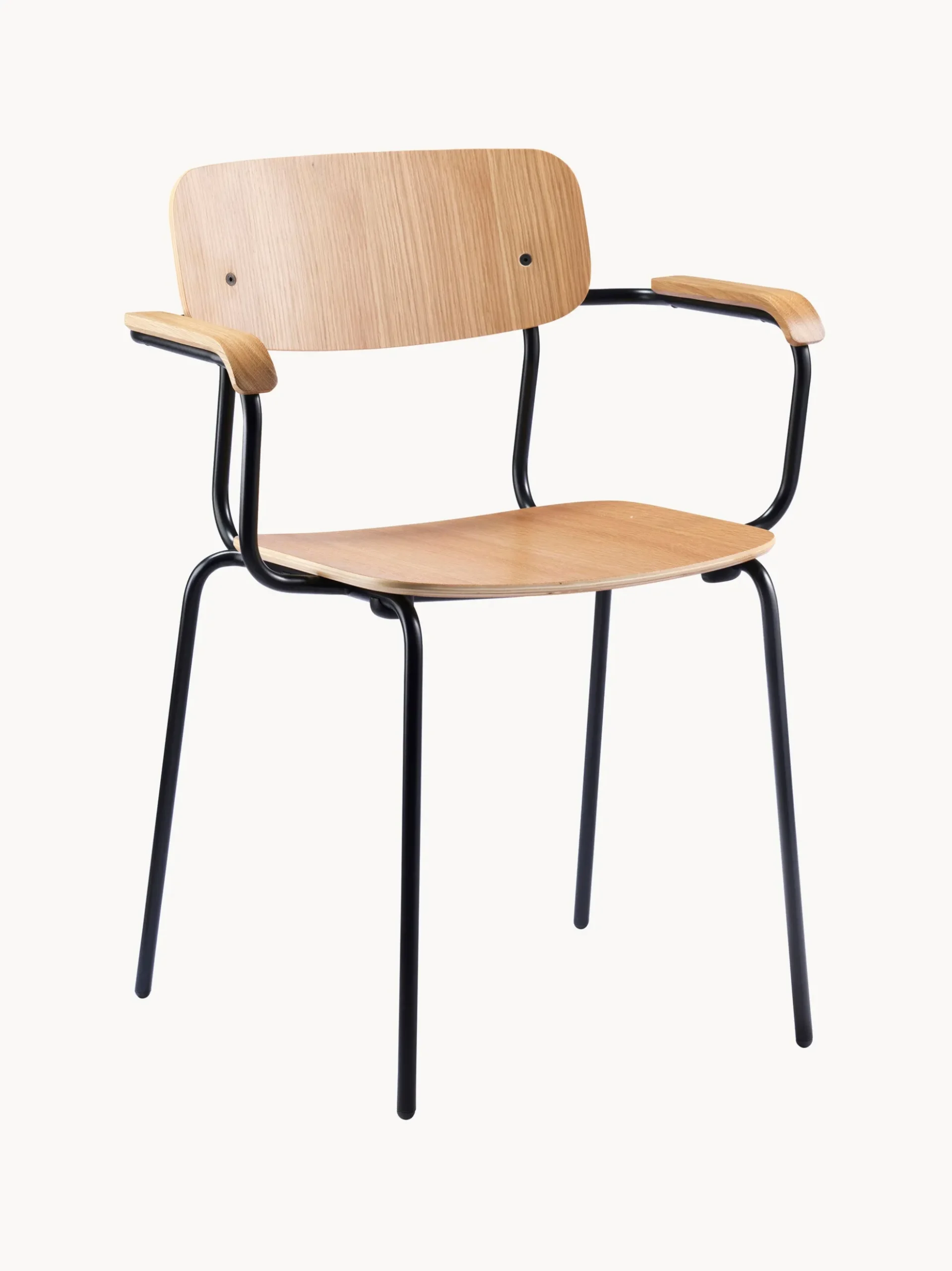 Sedia da pranzo in legno fatta a mano Holmen
