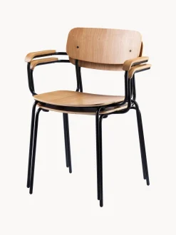 Sedia da pranzo in legno fatta a mano Holmen