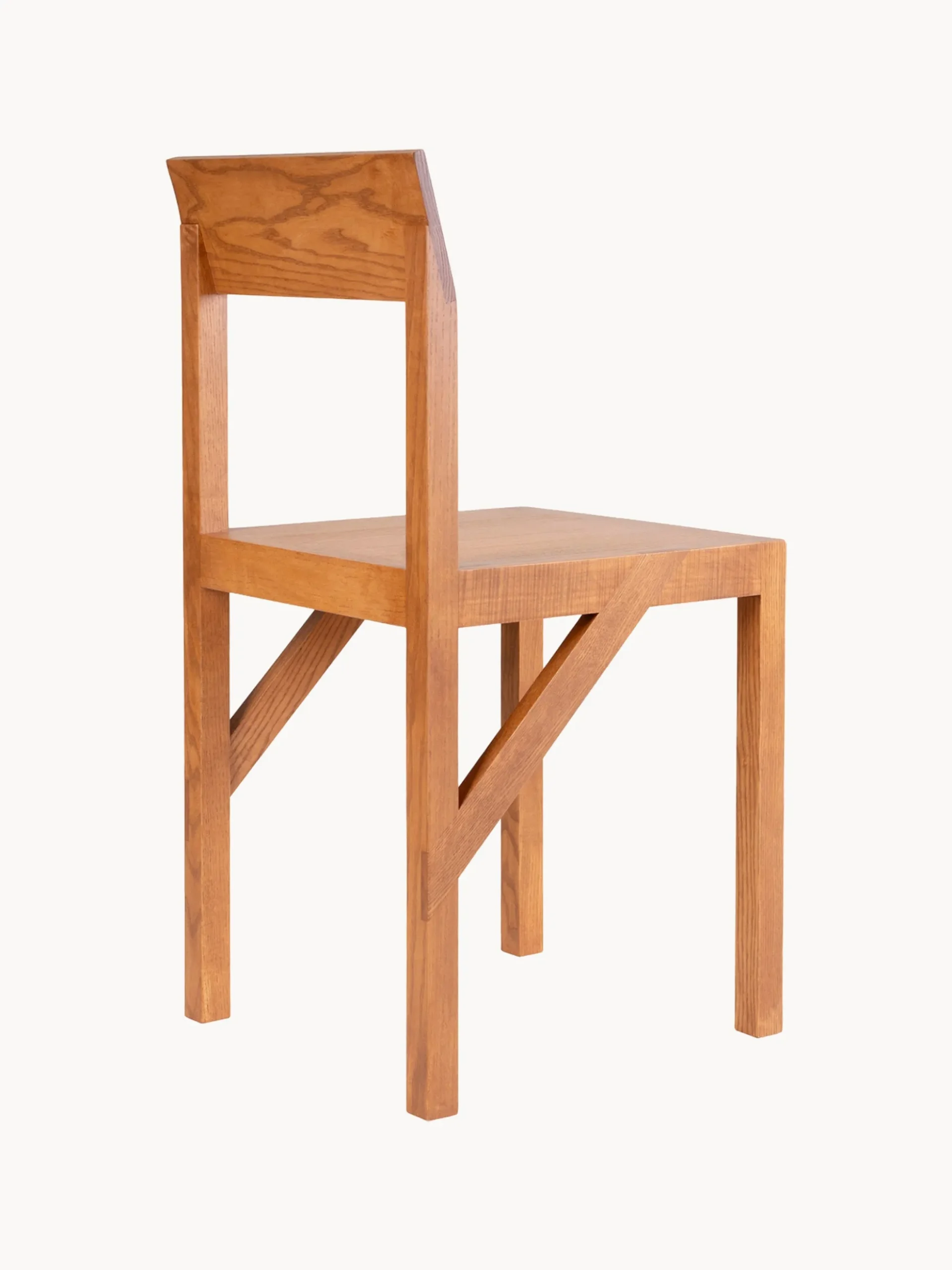 Sedia da pranzo in legno di frassino Bracket