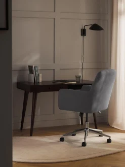 Sedia da scrivania con braccioli Benson, regolabile in altezza