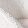 Sedia da scrivania in teddy regolabile in altezza Emmie