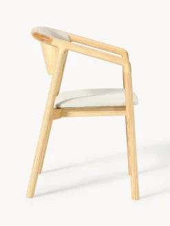 Sedia imbottita con braccioli Gali