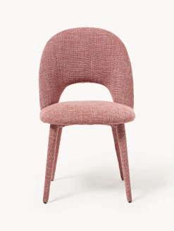 Sedia imbottita con effetto tweed Rachel