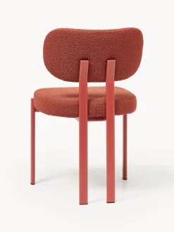 Sedia imbottita in bouclé Adrien