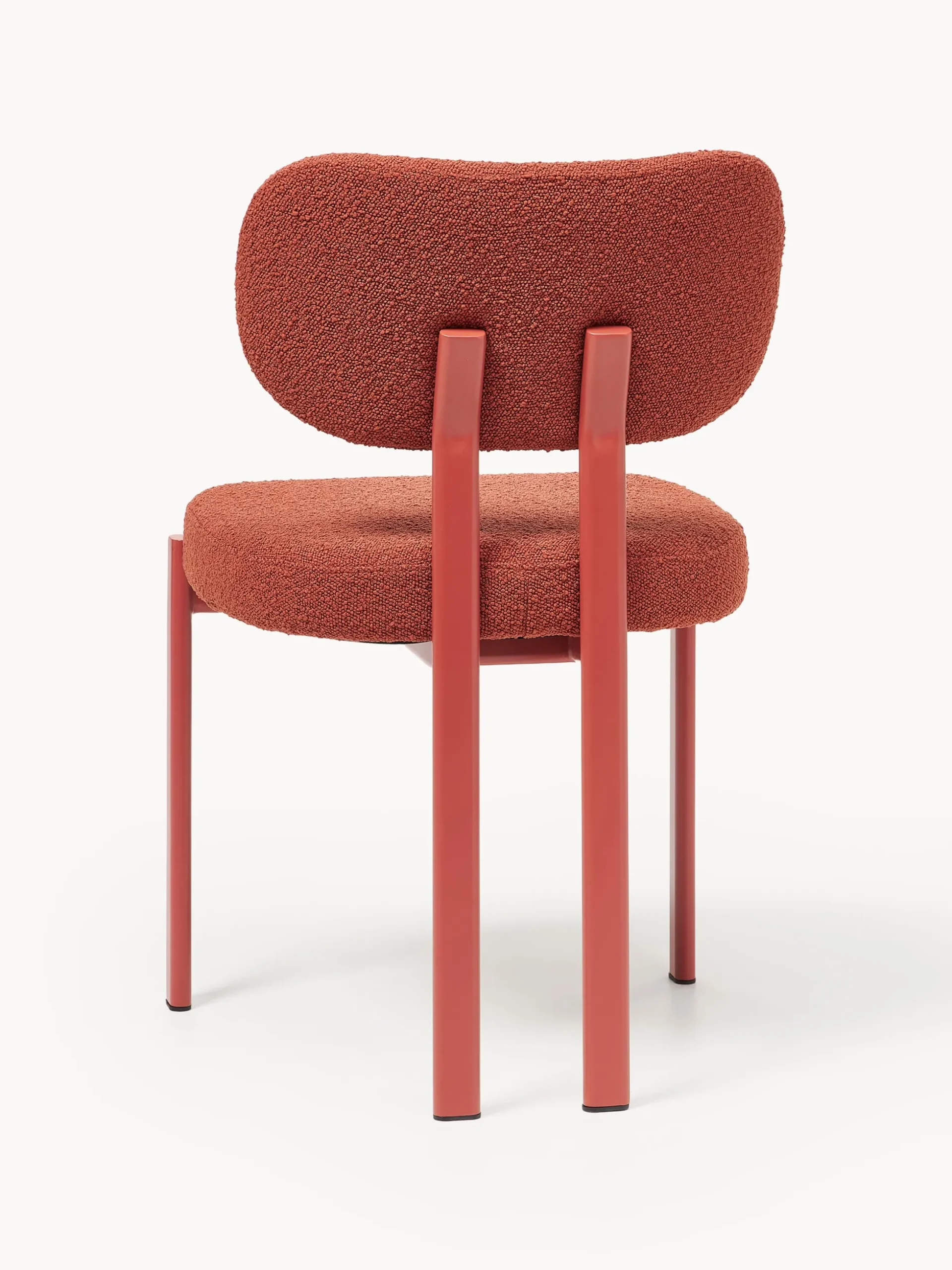 Sedia imbottita in bouclé Adrien