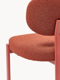 Sedia imbottita in bouclé Adrien