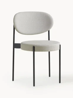 Sedia imbottita in lana Series 430, design Verner Panton