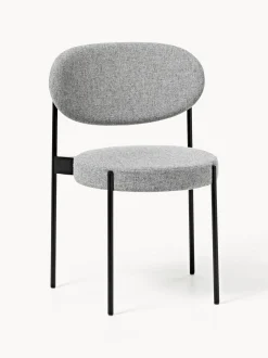Sedia imbottita in lana Series 430, design Verner Panton