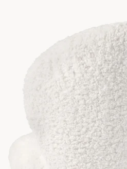 Sedia imbottita in teddy Serena