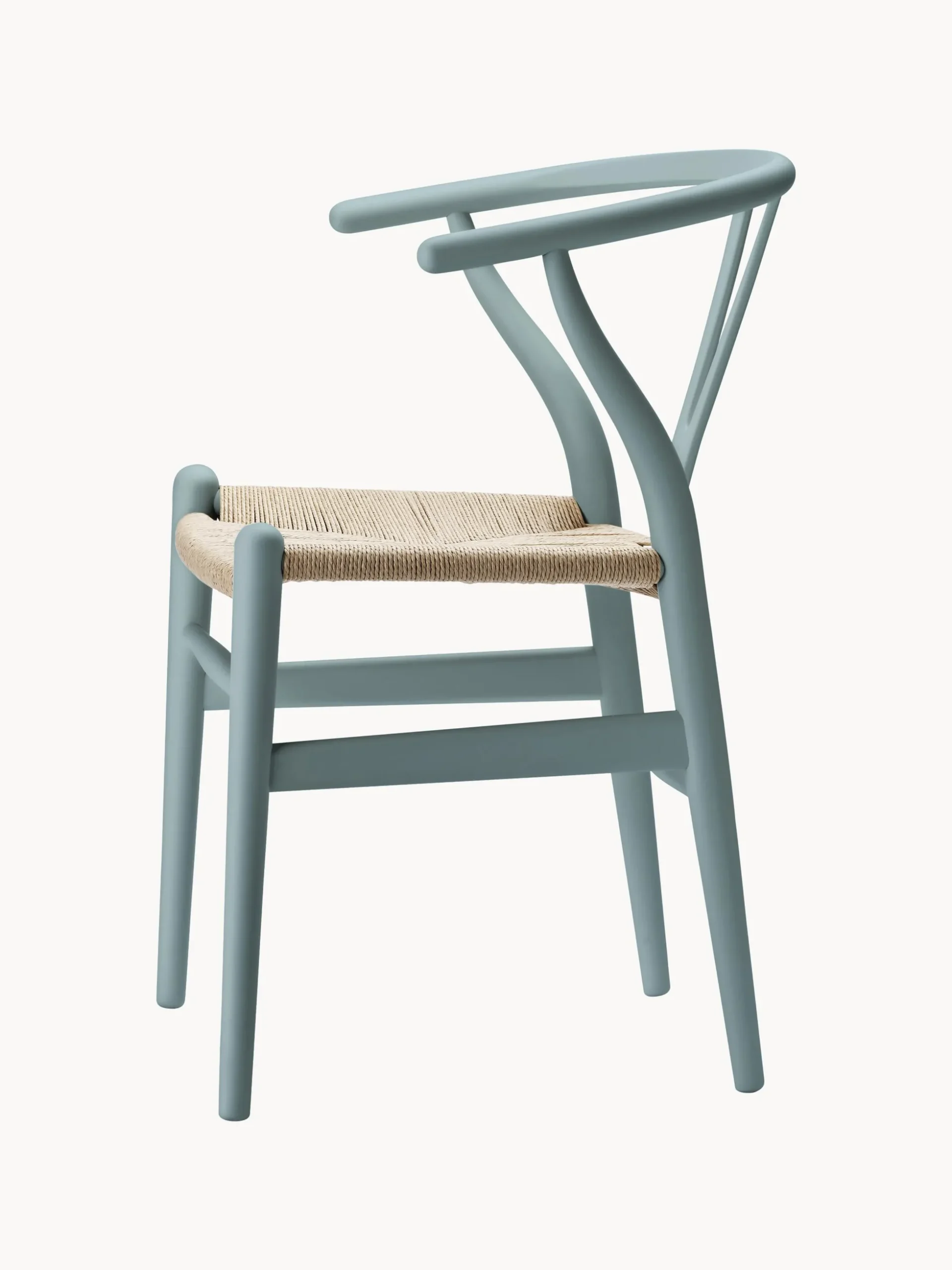 Sedia in legno con seduta intrecciata CH24 Wishbone Chair