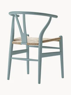 Sedia in legno con seduta intrecciata CH24 Wishbone Chair