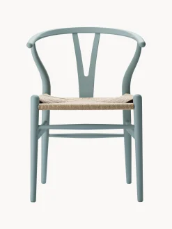 Sedia in legno con seduta intrecciata CH24 Wishbone Chair