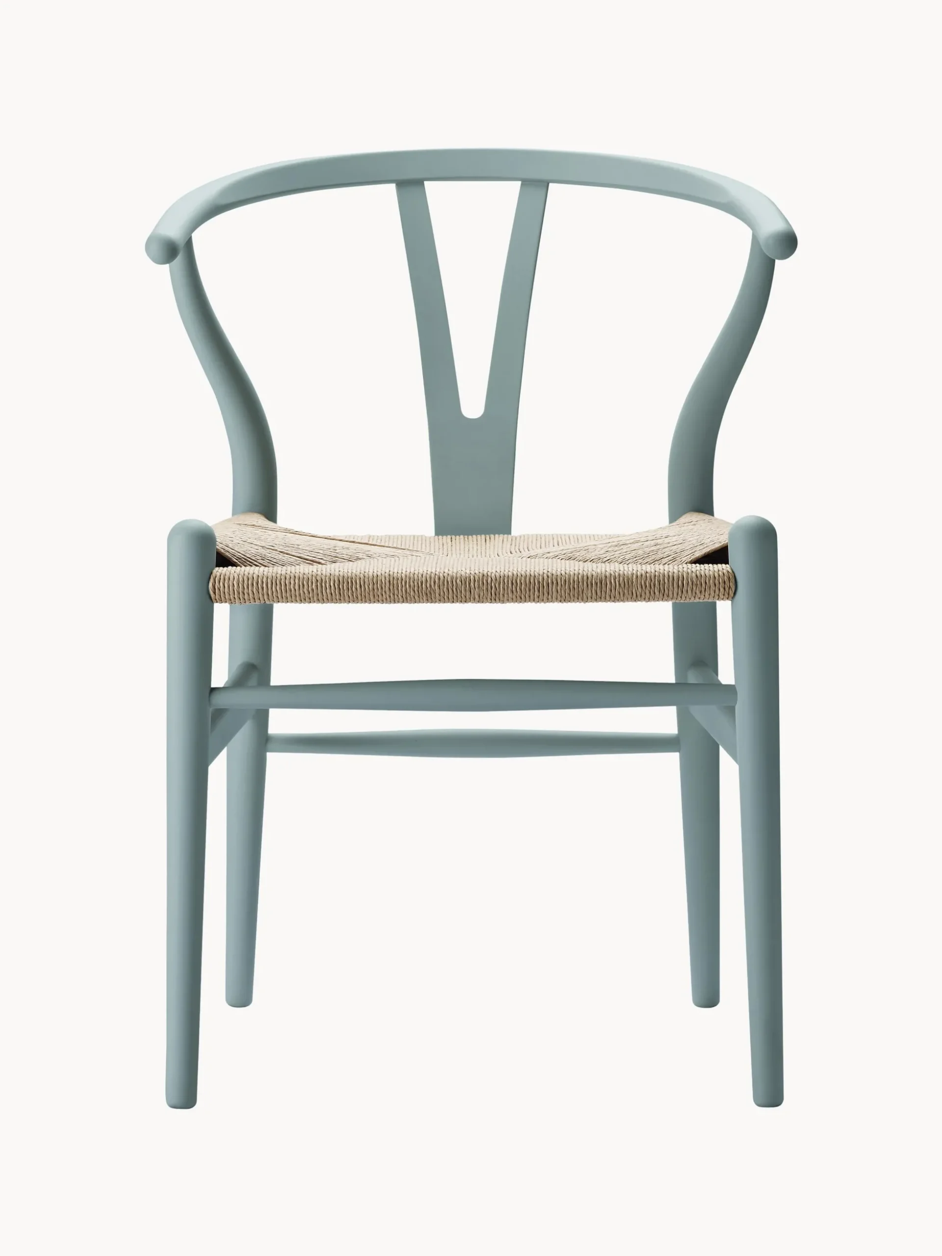 Sedia in legno con seduta intrecciata CH24 Wishbone Chair