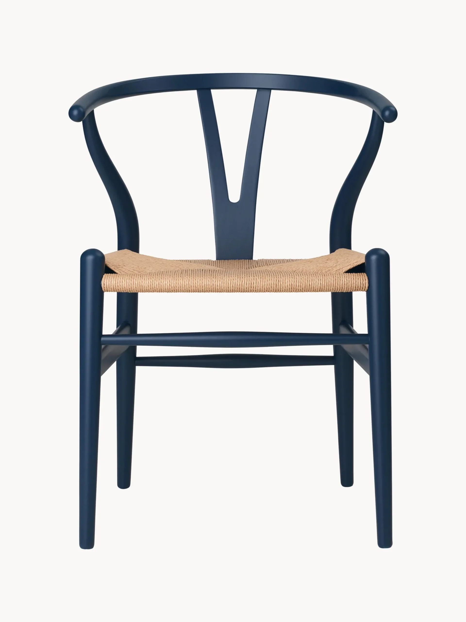 Sedia in legno con seduta intrecciata CH24 Wishbone Chair