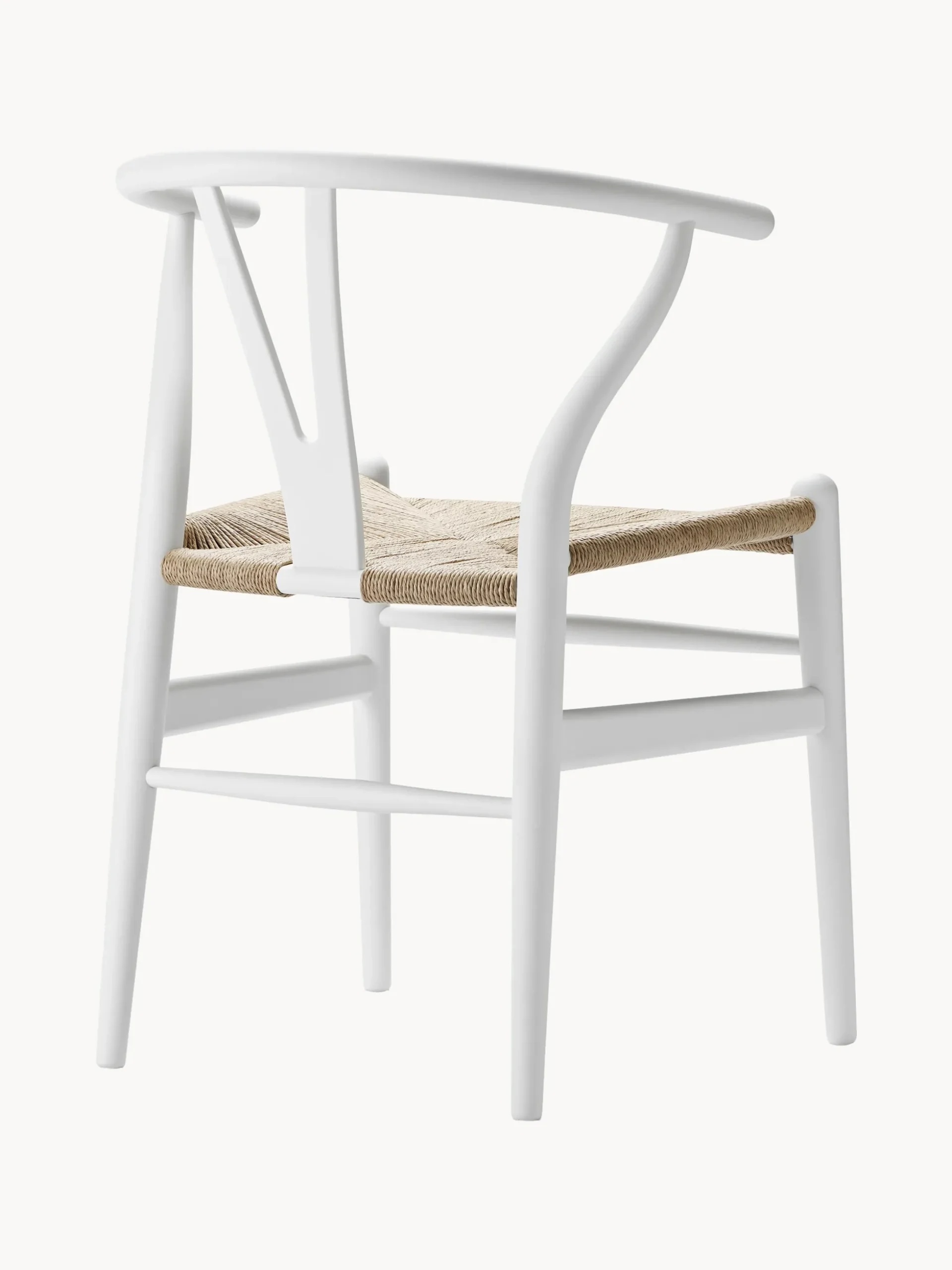 Sedia in legno con seduta intrecciata CH24 Wishbone Chair