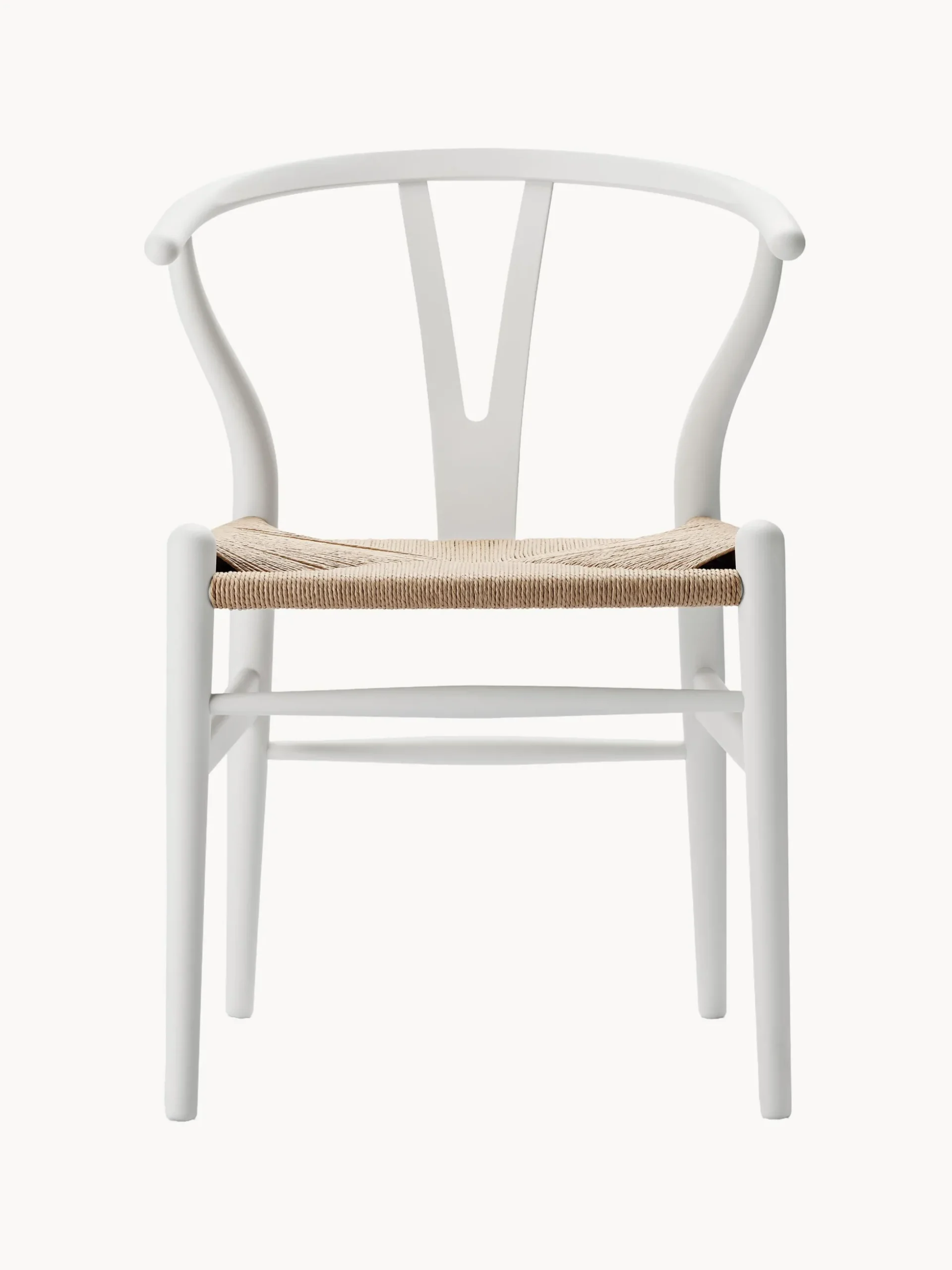 Sedia in legno con seduta intrecciata CH24 Wishbone Chair