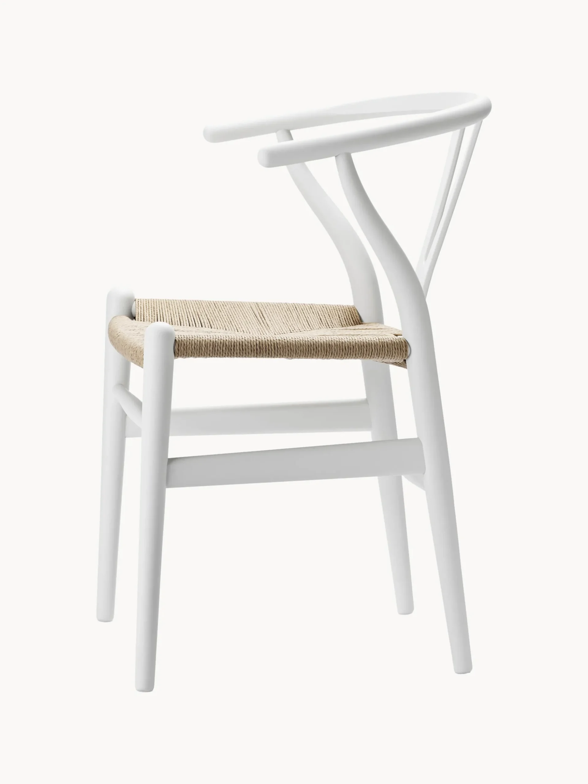 Sedia in legno con seduta intrecciata CH24 Wishbone Chair