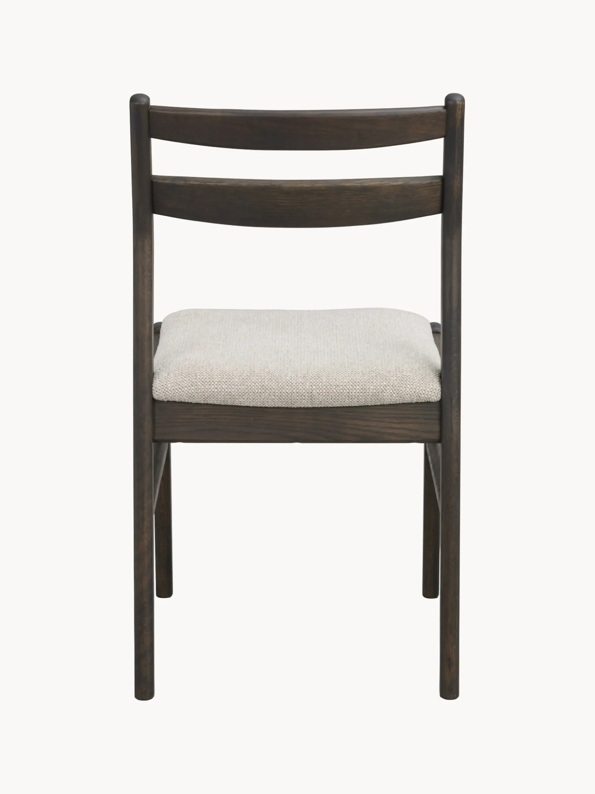 Sedia in legno di quercia marrone/beige chiaro Kerwin