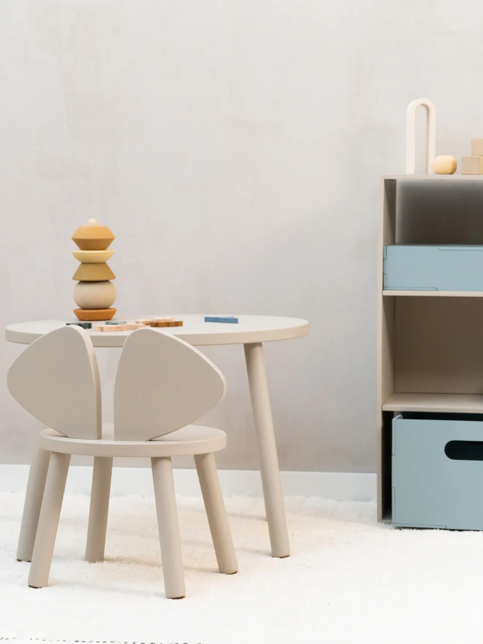 Sedia per bambini in legno Mouse