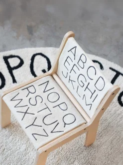 Sedia per bambini in legno ABC