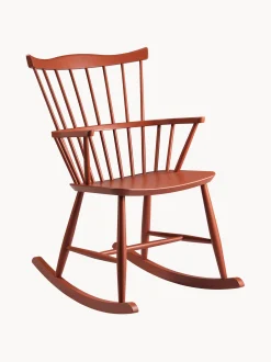 Sedia a dondolo in legno J52G
