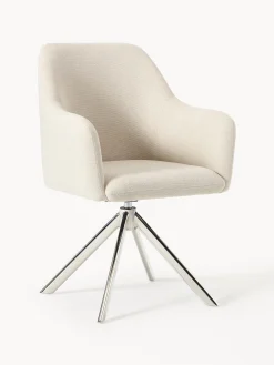 Sedia con braccioli girevole Isla