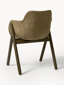 Sedia con braccioli imbottita Carmi