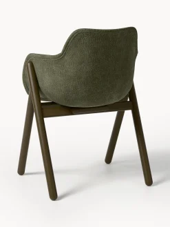 Sedia con braccioli imbottita Carmi