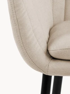 Sedia con gambe in metallo Emilia