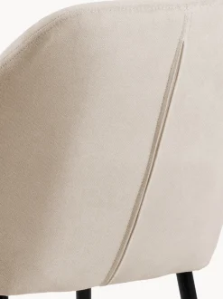 Sedia con gambe in metallo Emilia