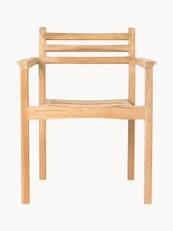 Sedia da giardino impilabile in legno di teak AH502