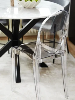 Sedia da pranzo di design Victoria Ghost