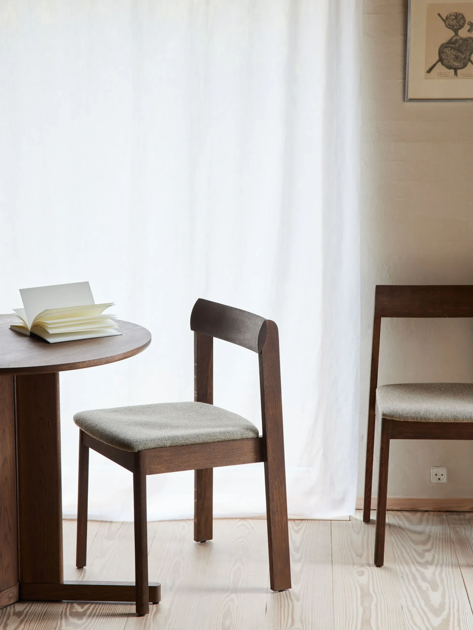 Sedia da pranzo in legno Blueprint