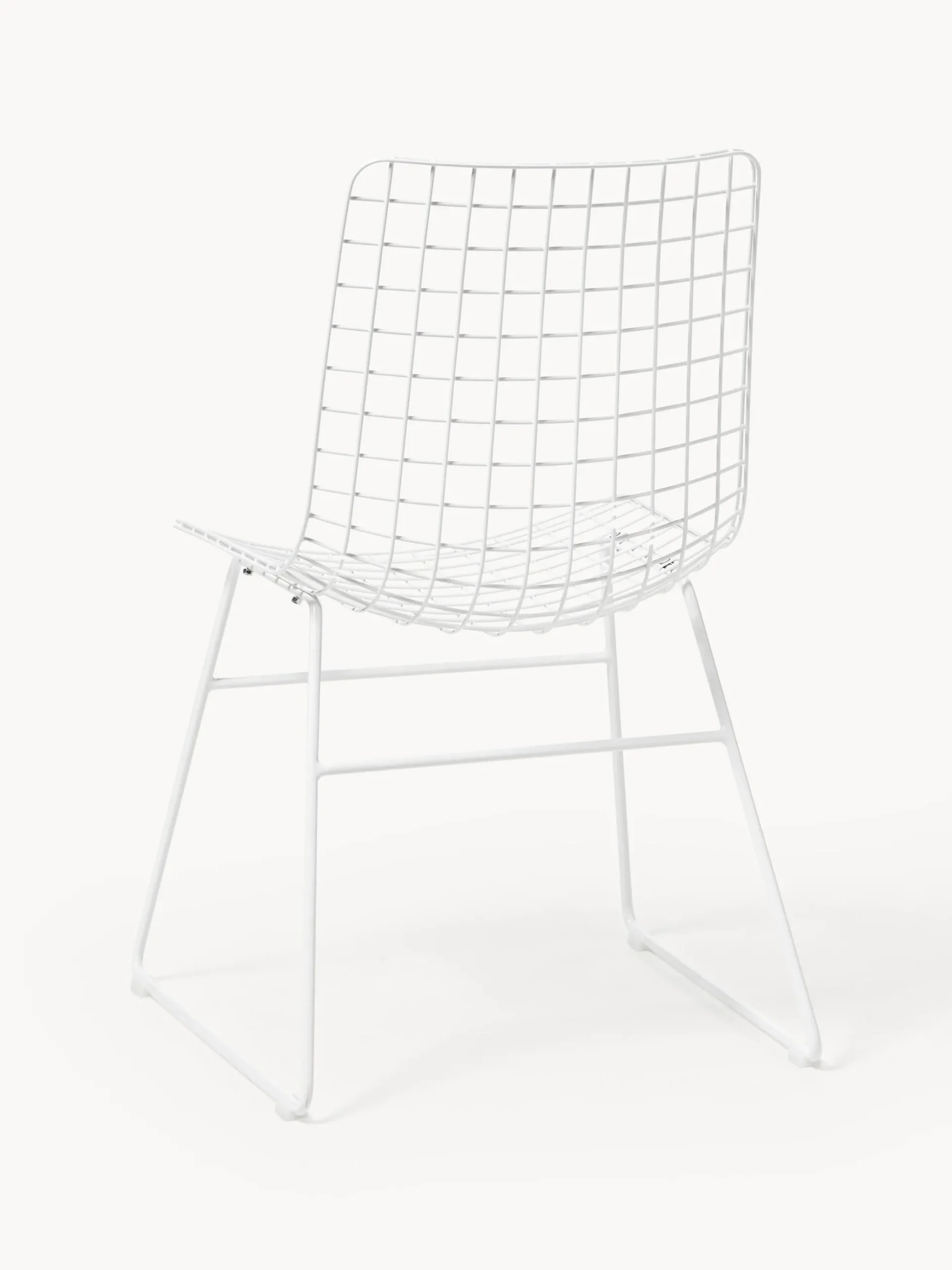 Sedia da pranzo in metallo Wire