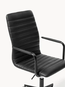 Sedia da scrivania in similpelle Winslow, regolabile in altezza