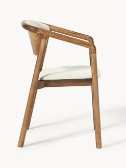 Sedia imbottita con braccioli Gali