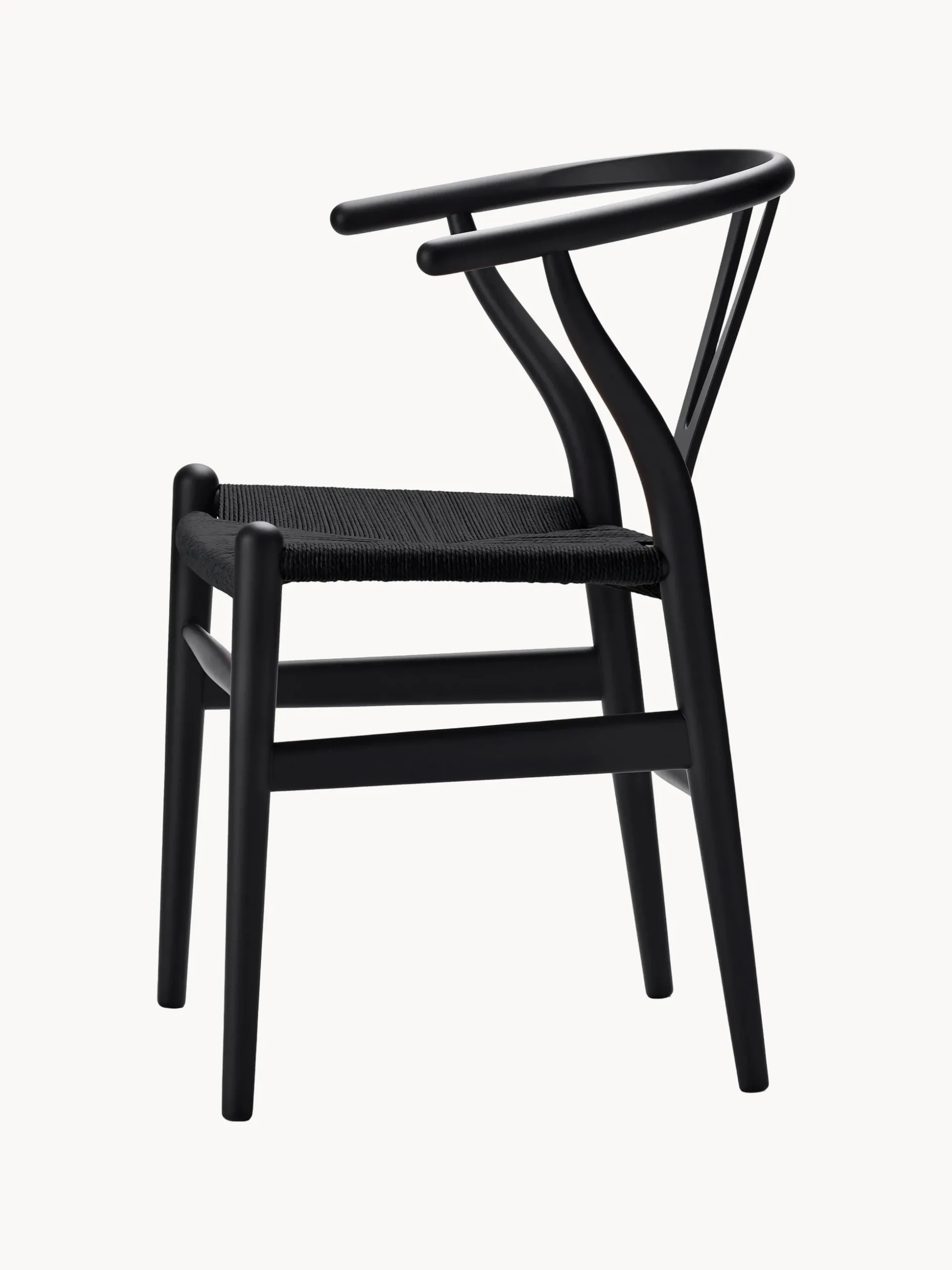 Sedia in legno con seduta intrecciata CH24 Wishbone Chair