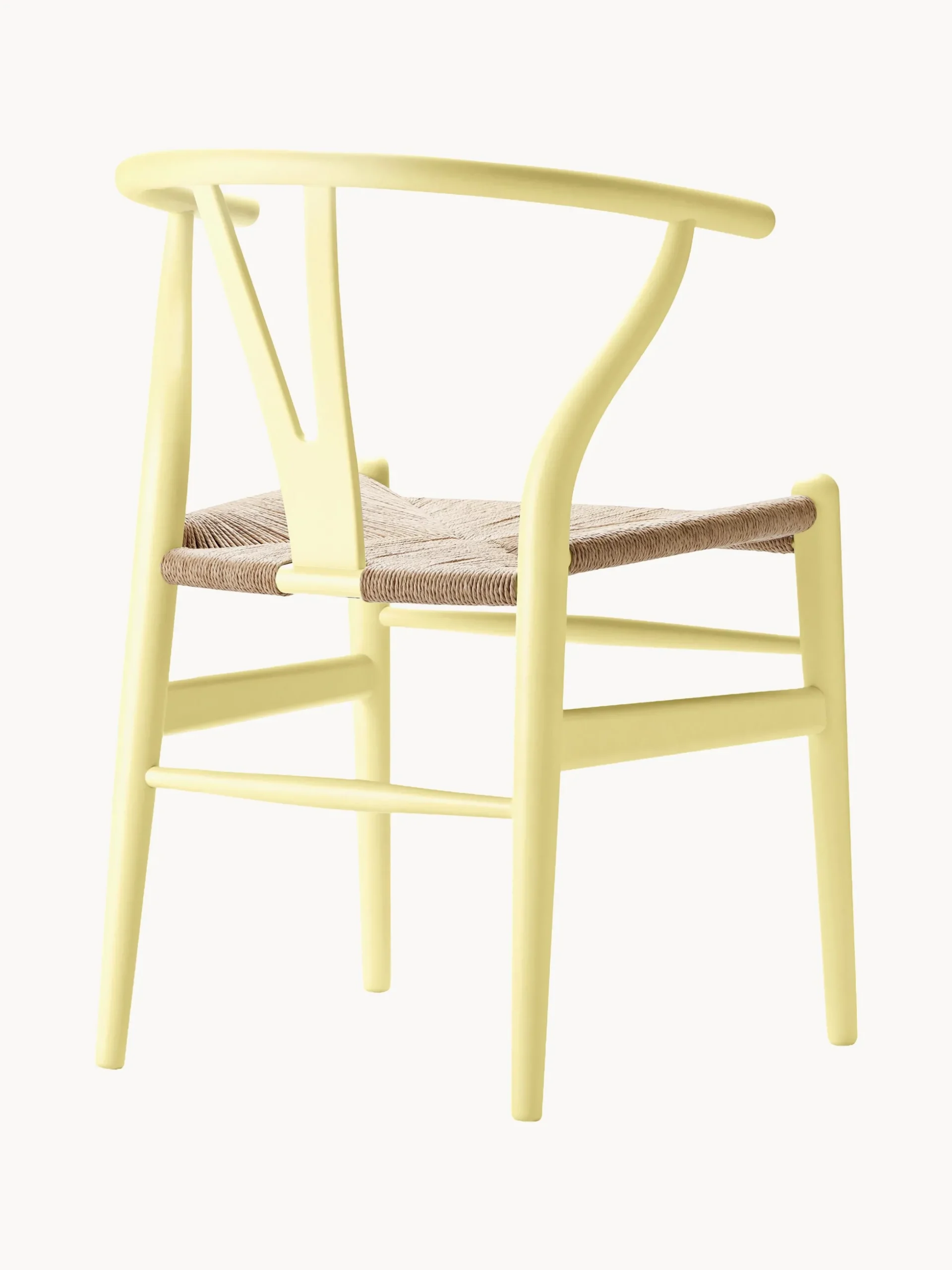 Sedia in legno con seduta intrecciata CH24 Wishbone Chair
