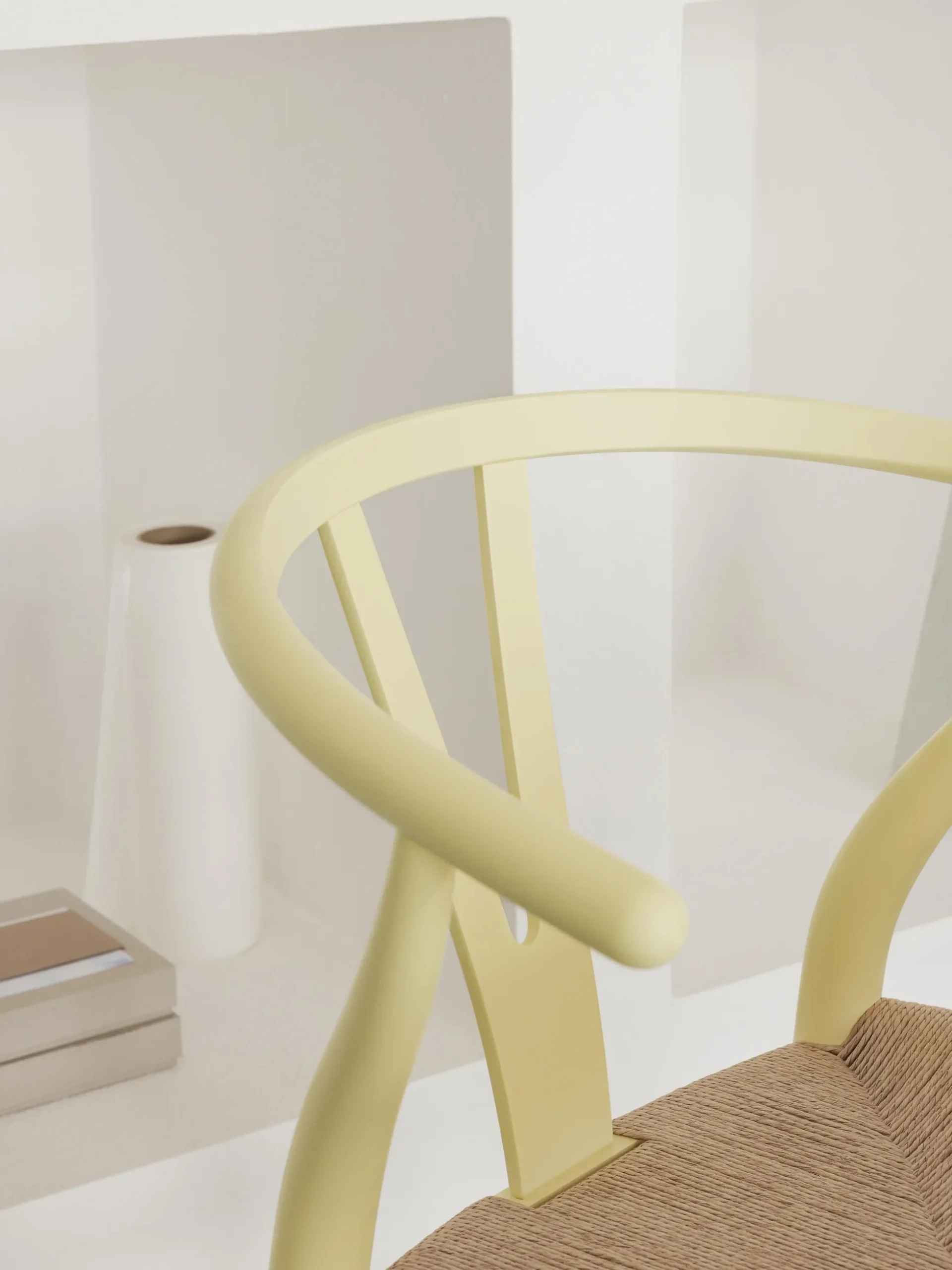 Sedia in legno con seduta intrecciata CH24 Wishbone Chair