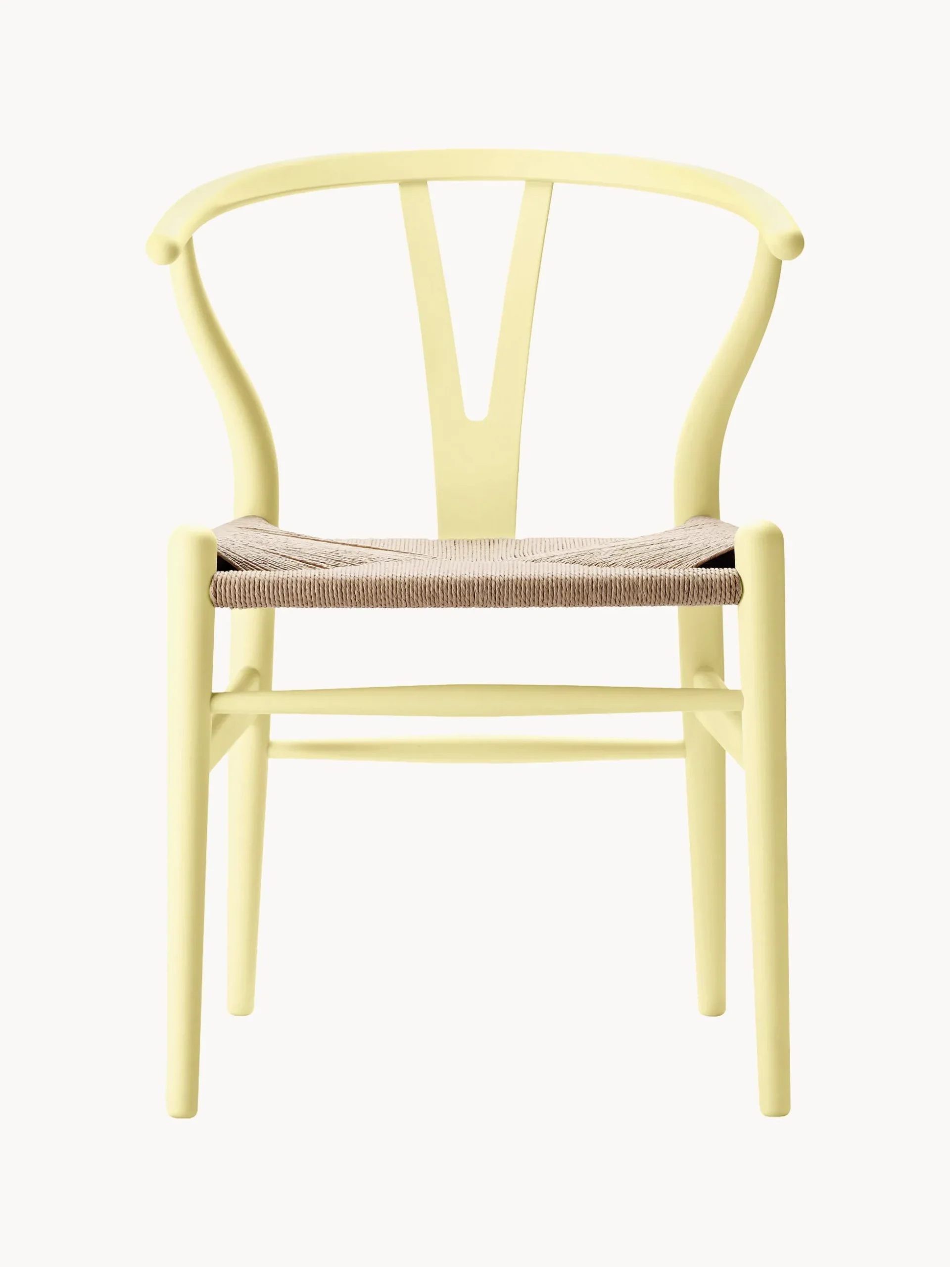 Sedia in legno con seduta intrecciata CH24 Wishbone Chair