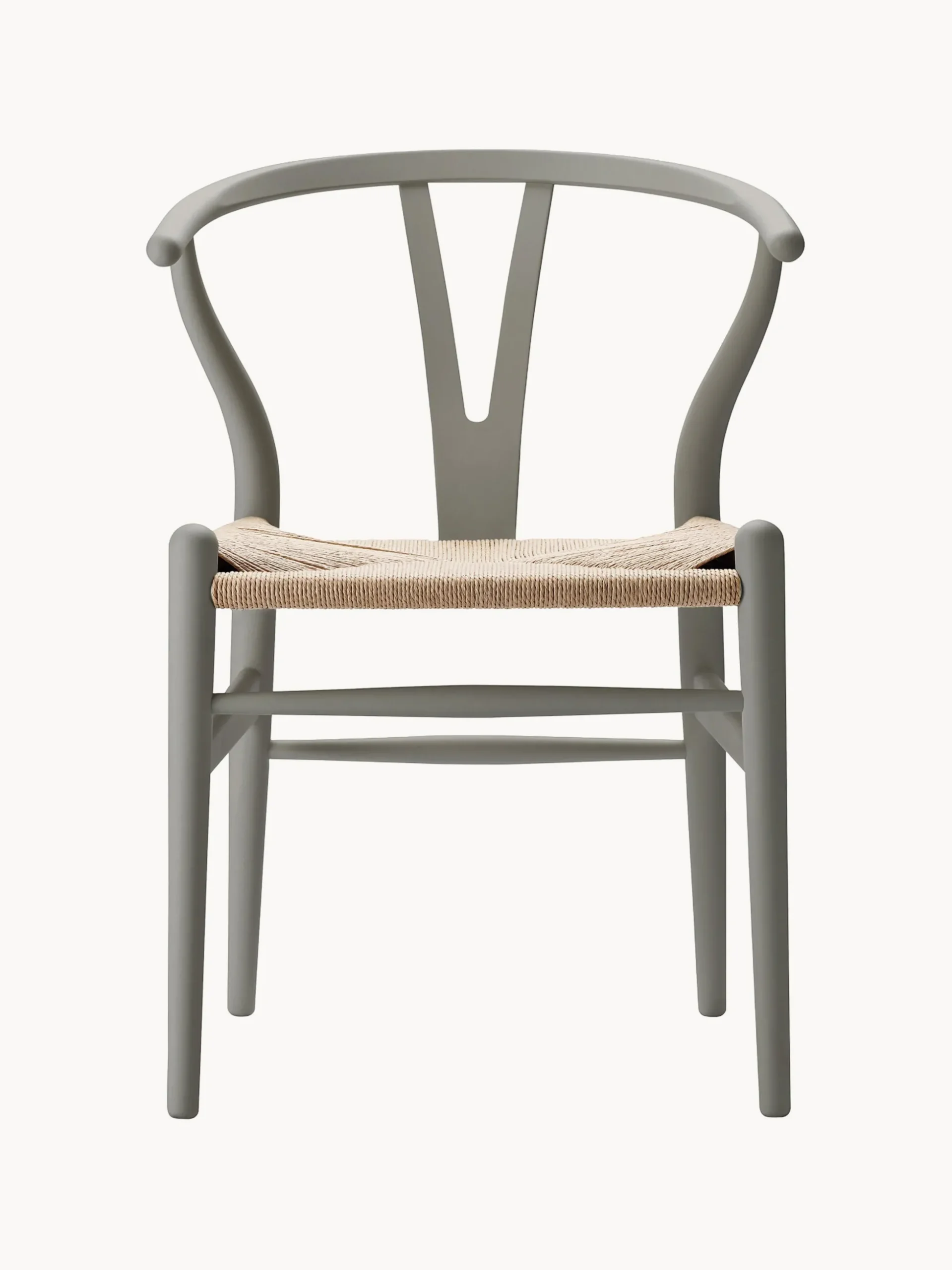 Sedia in legno con seduta intrecciata CH24 Wishbone Chair