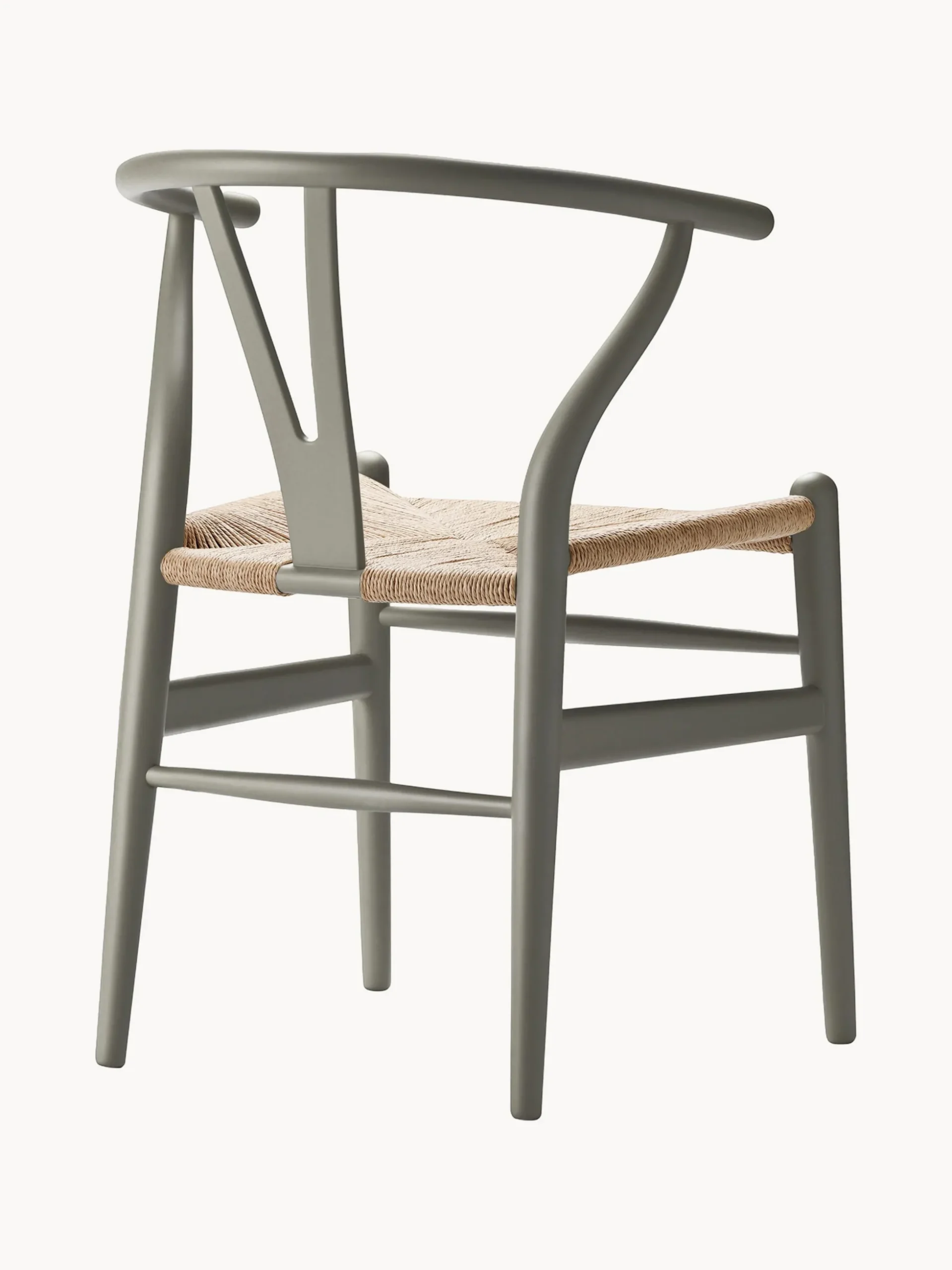 Sedia in legno con seduta intrecciata CH24 Wishbone Chair