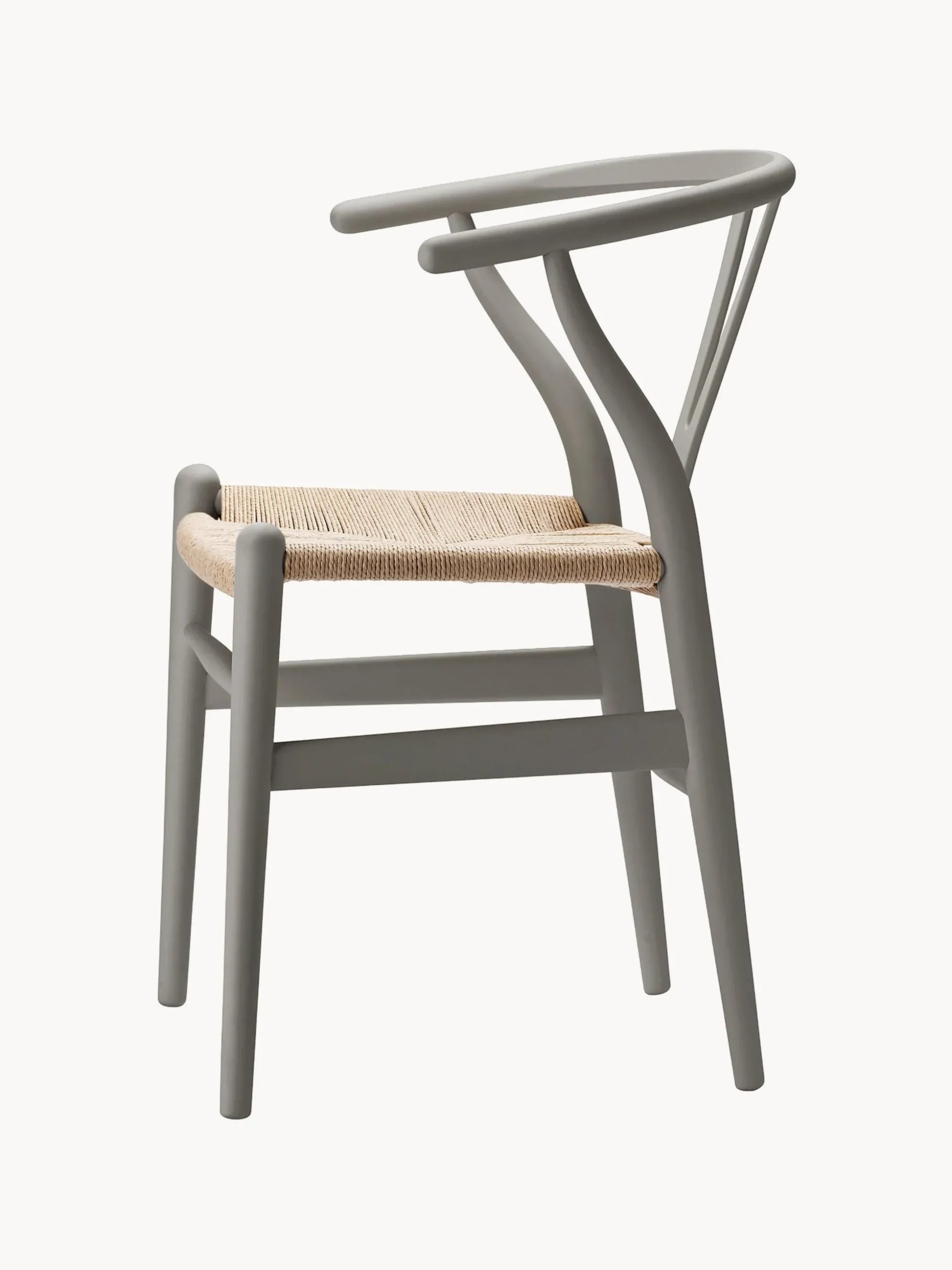 Sedia in legno con seduta intrecciata CH24 Wishbone Chair