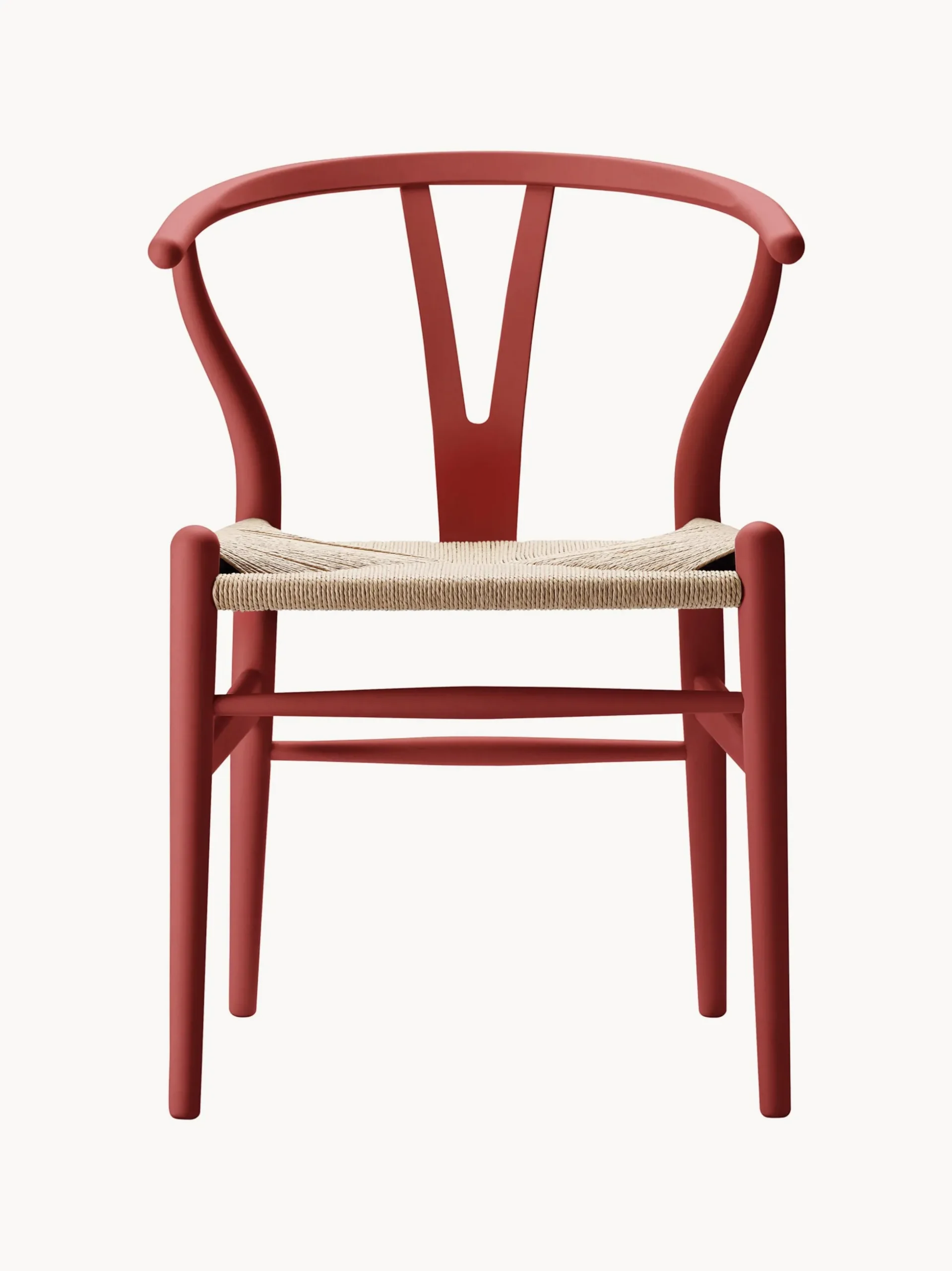 Sedia in legno con seduta intrecciata CH24 Wishbone Chair